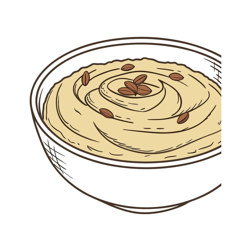 Nutritious Pinto Beans Mash Healthy Option vector