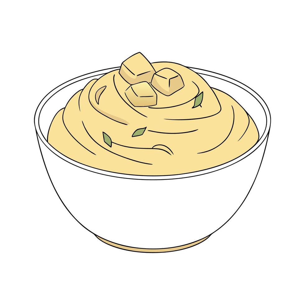 Delicious Rutabaga Puree for Kids vector