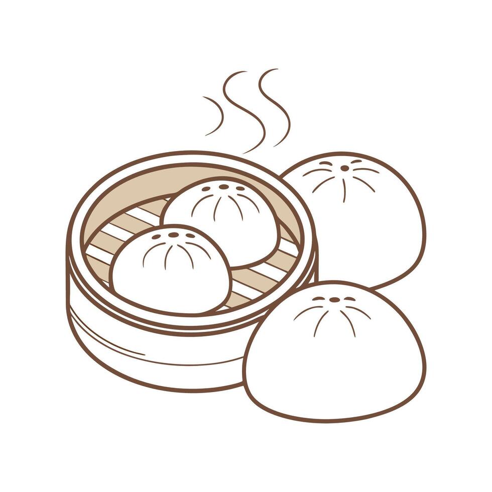 Savory Soft Rice Balls Quick Snack vector