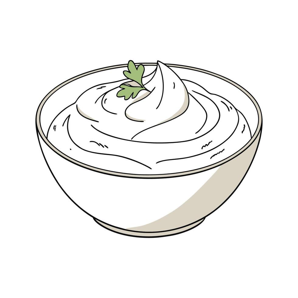 Yummy White Fish Puree for Healthy Snacking vector