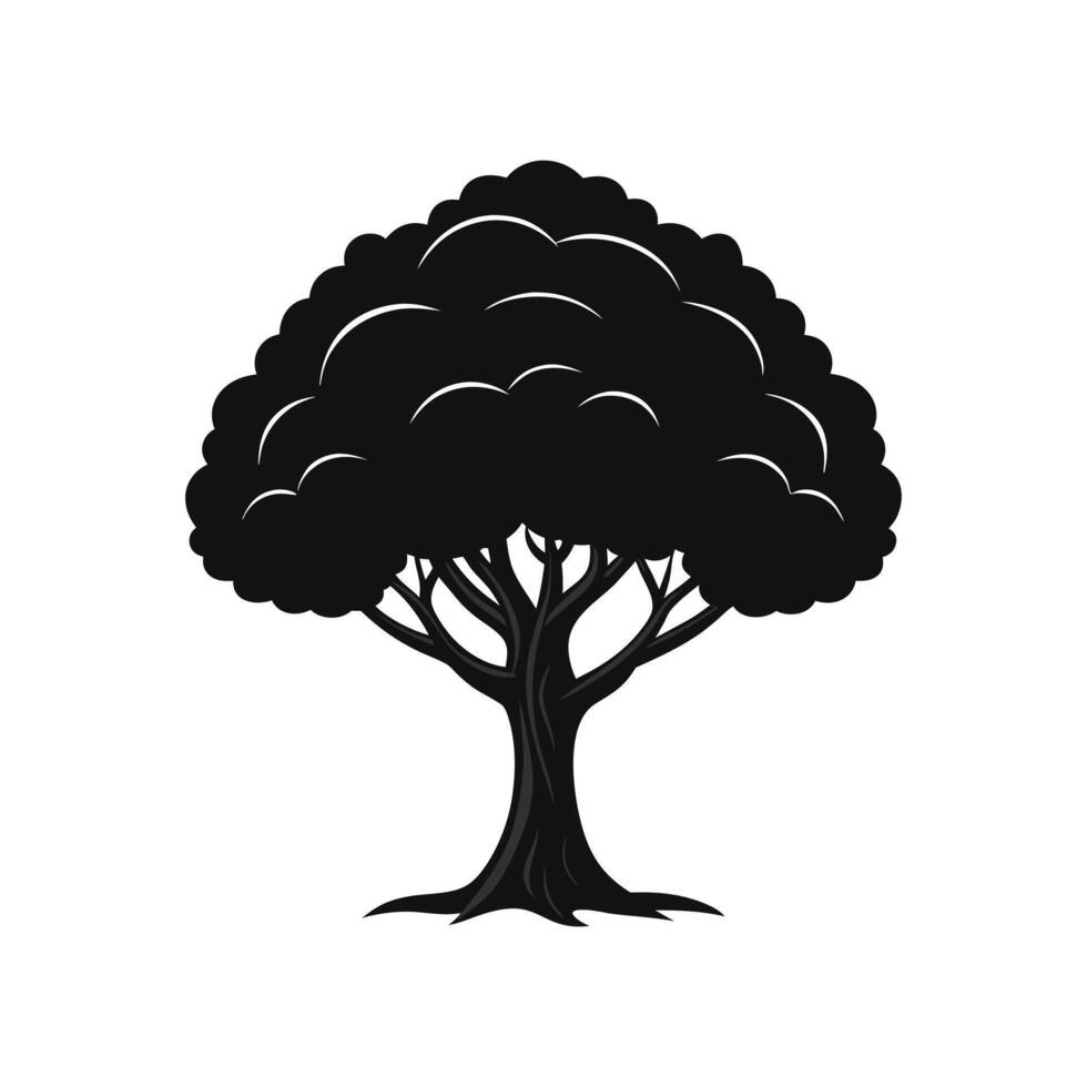 Distinctive Bold Outline of Black Tupelo vector