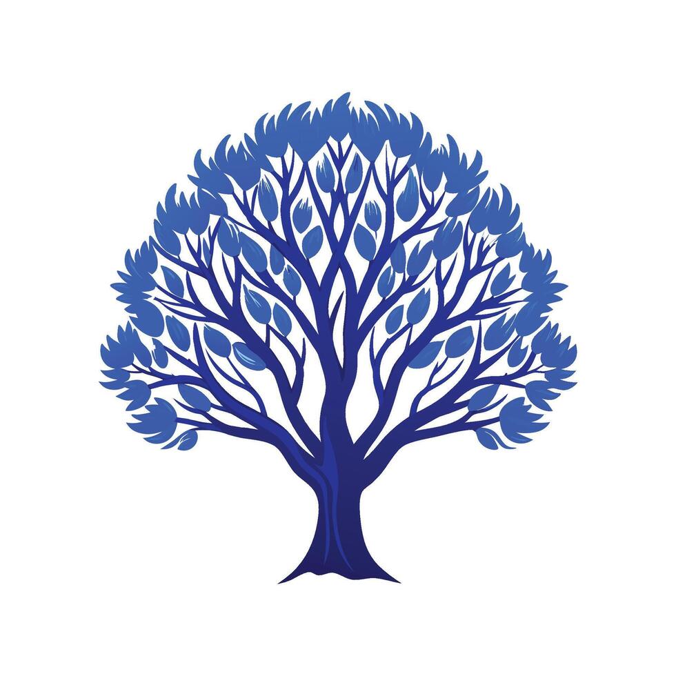 Stylish Palo Verde Tree Outline vector