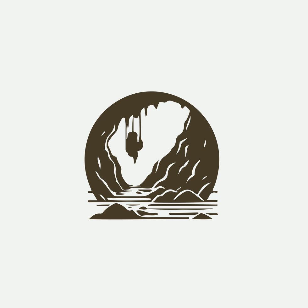Silent Caving Logo vector