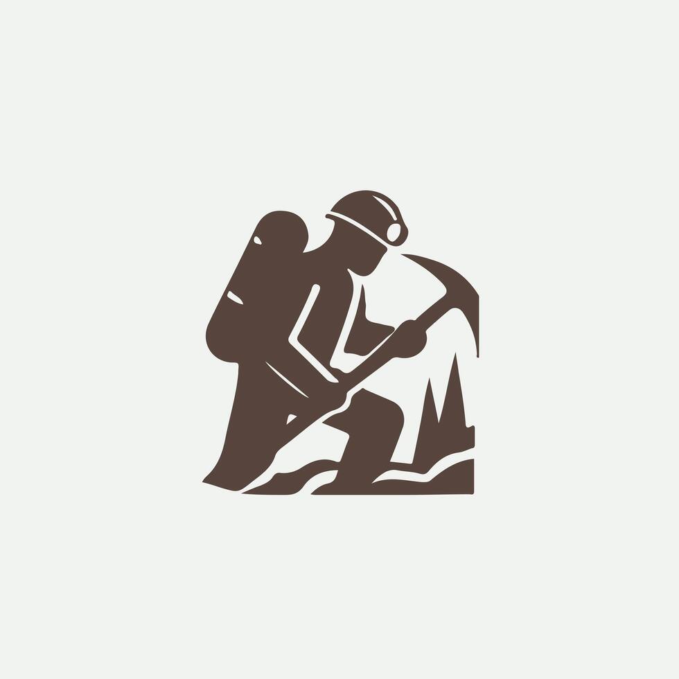 Subterranean Passage Caving Logo vector