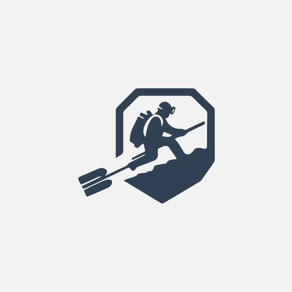 Hidden Tunnels Caving Logo vector