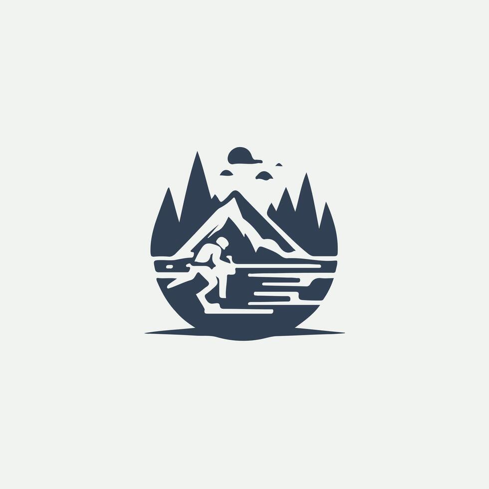 Hollow Expedition Caving Logo vector