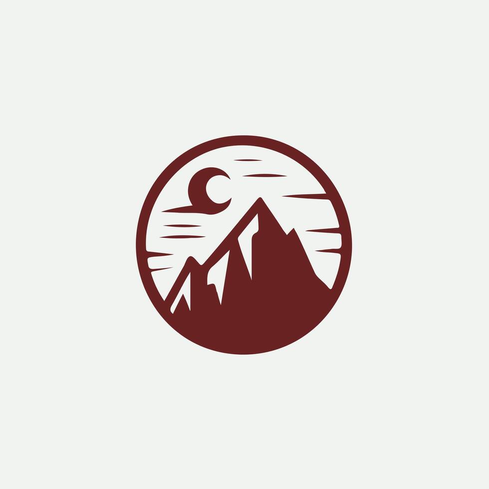 Summit Rock Climbing logo vector
