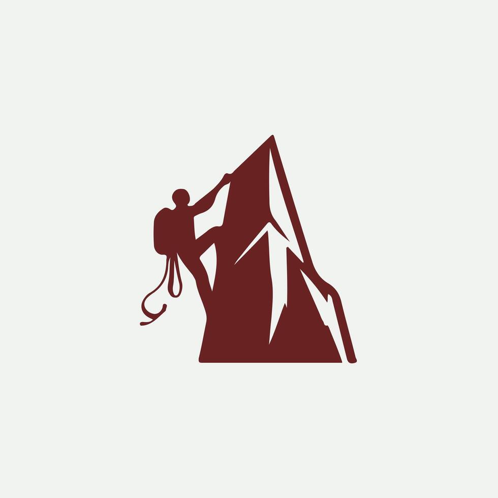 Boulder Masters Rock Climbing logo vector