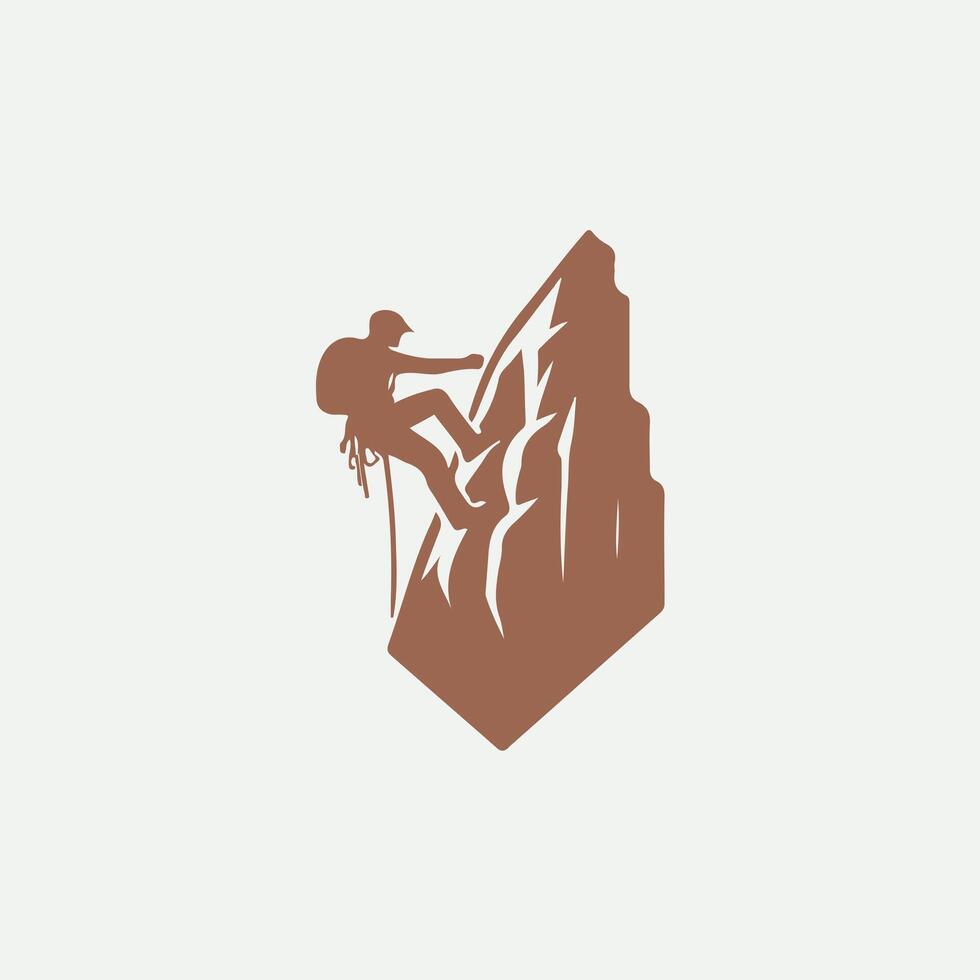 Summit Pathfinders Rock Climbing logo vector