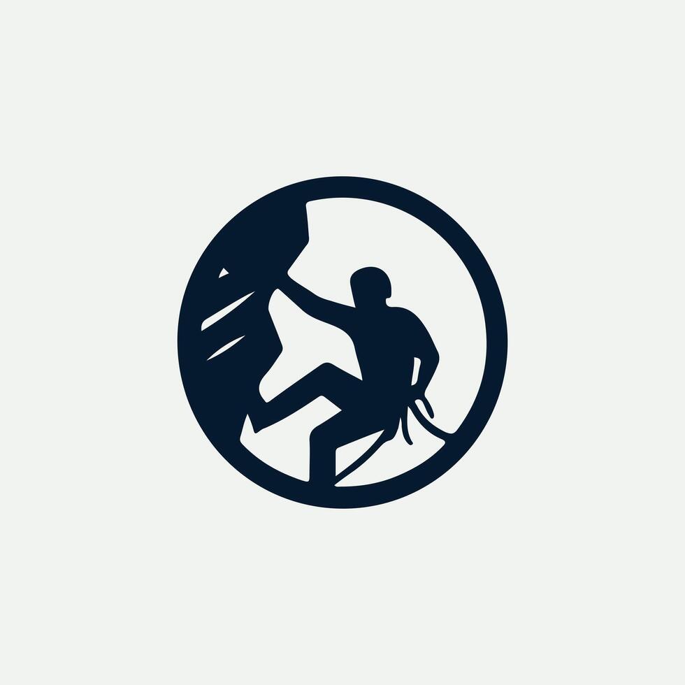 Rock Venture Rock Climbing logo vector