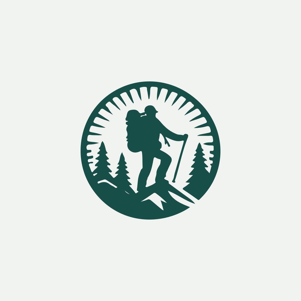 Alpine Explorers Mountaineering logo vector