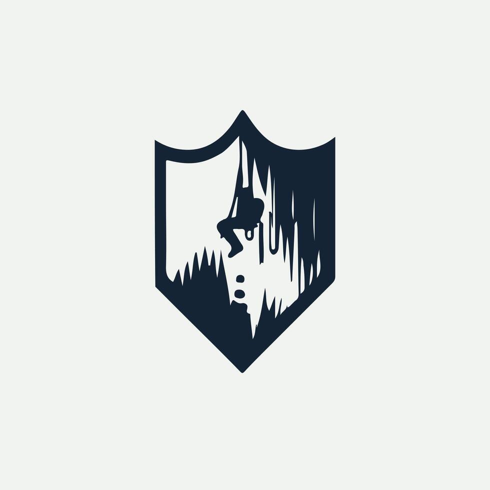 Frozen Step Ice Climbers Logo vector