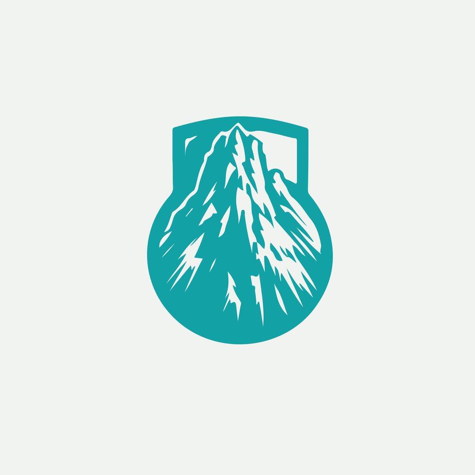 Ice View Climbing Logo vector