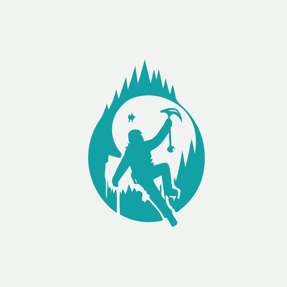 Ice Adventure Seekers Logo vector