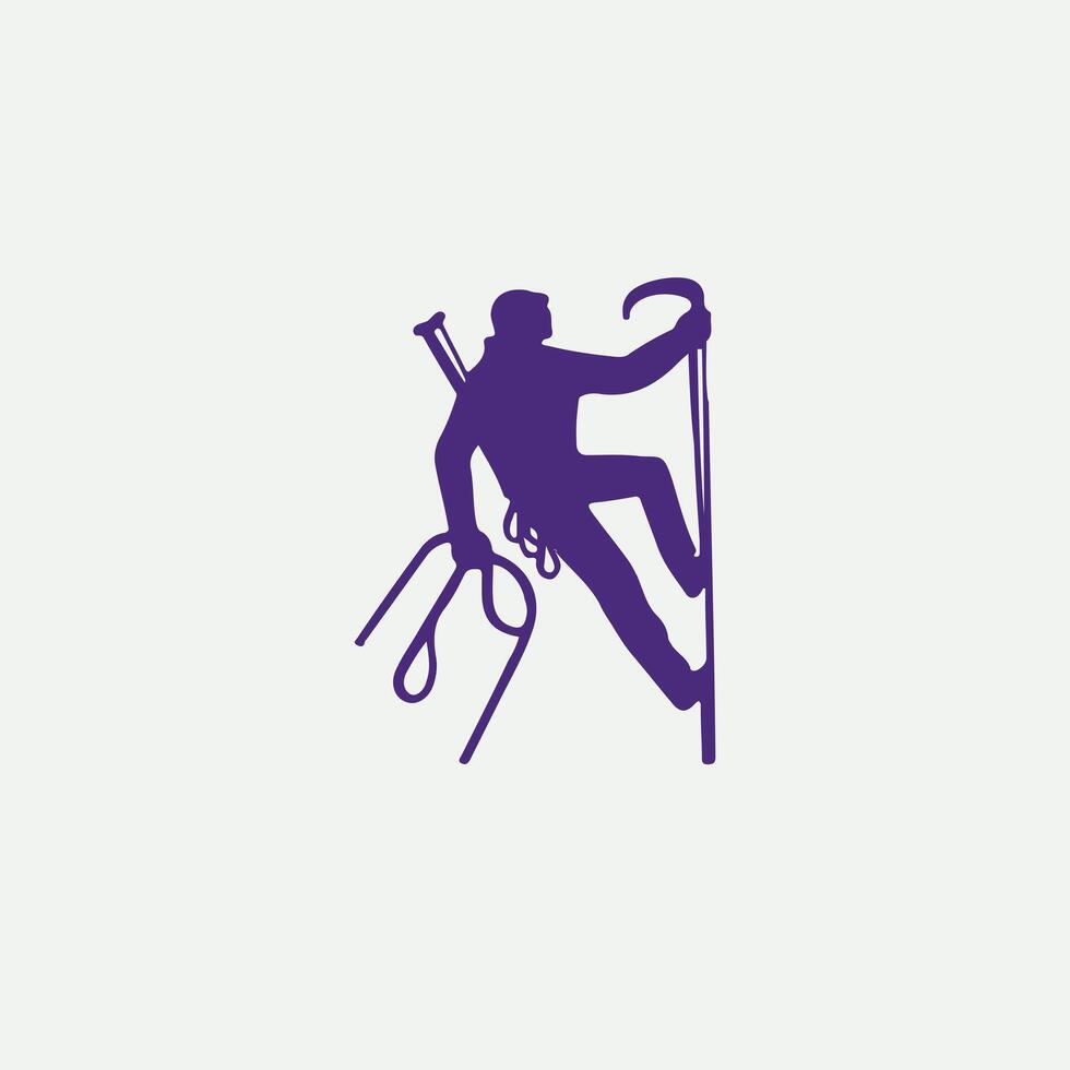 Ice Climbing Summit Explorers Logo vector