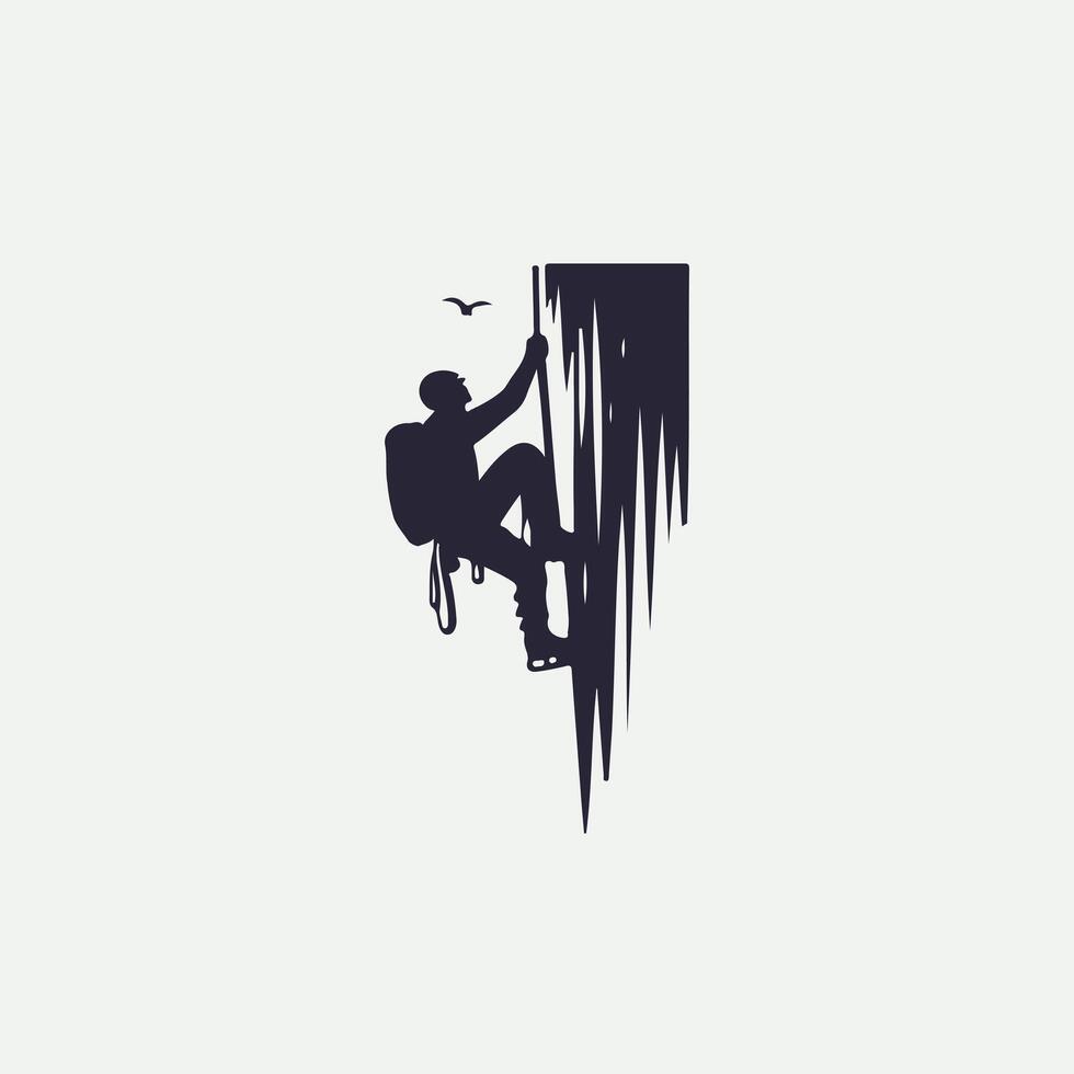Snow Ridge Ice Climbing Logo vector