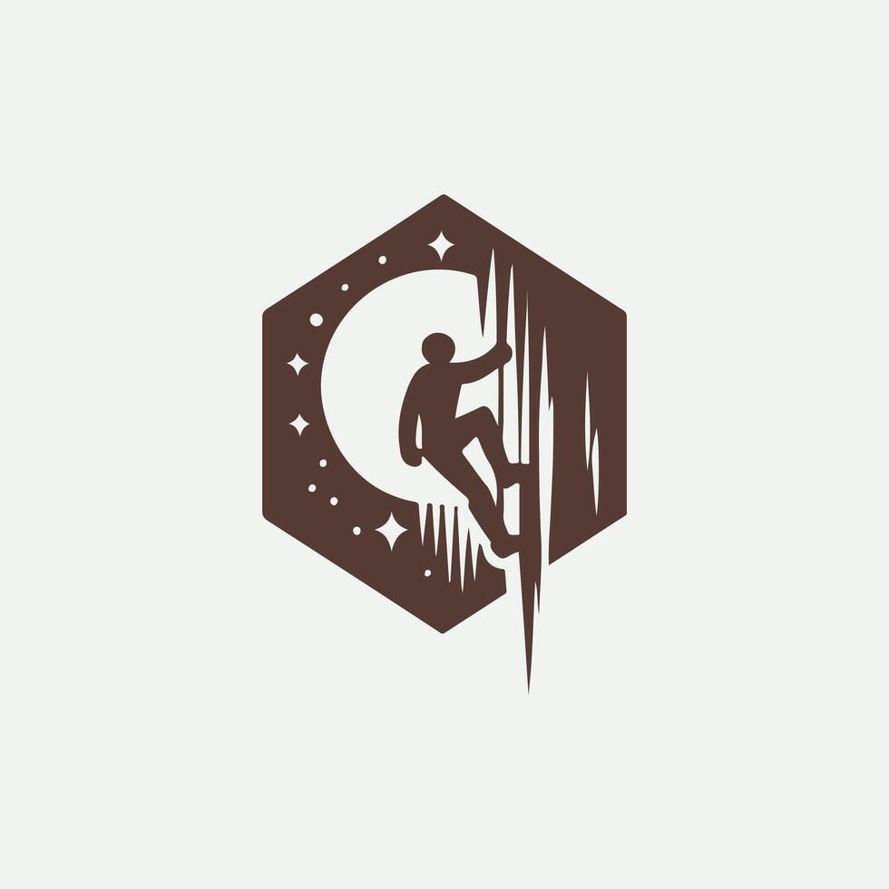 Cold Summit Ice Climbers vector