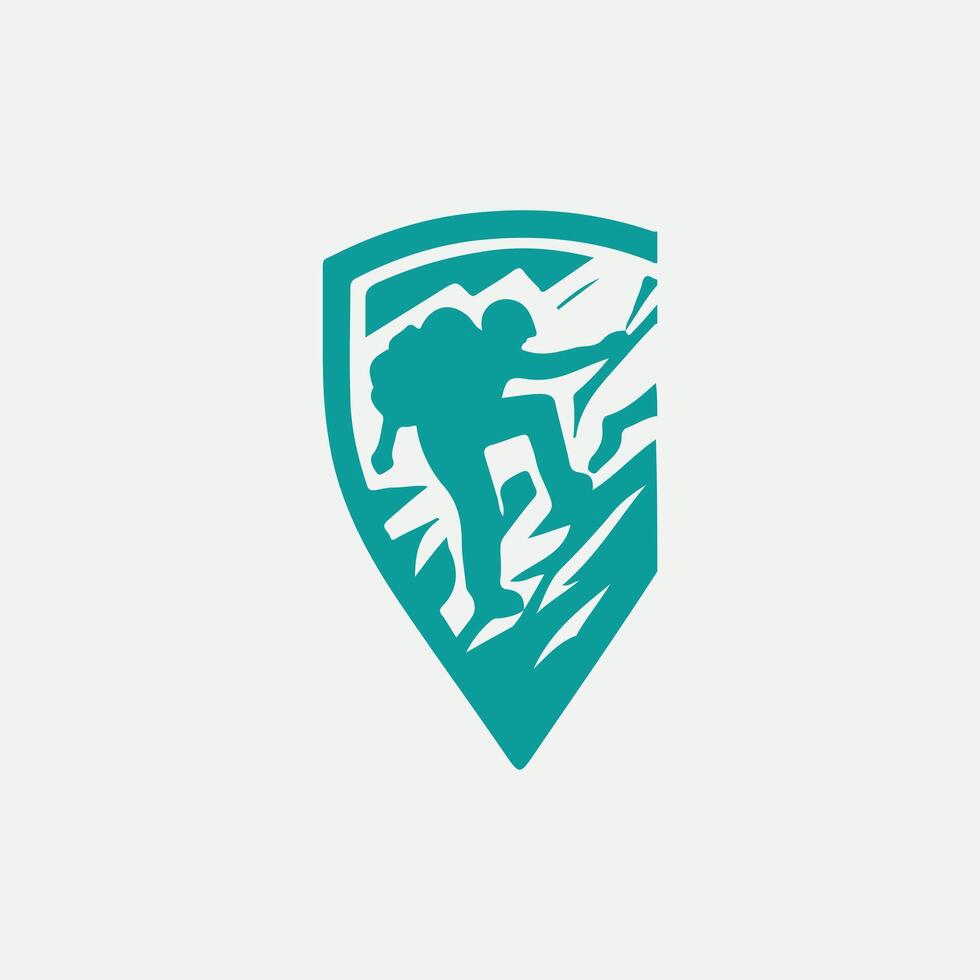 Ice Rise Climbers Logo vector