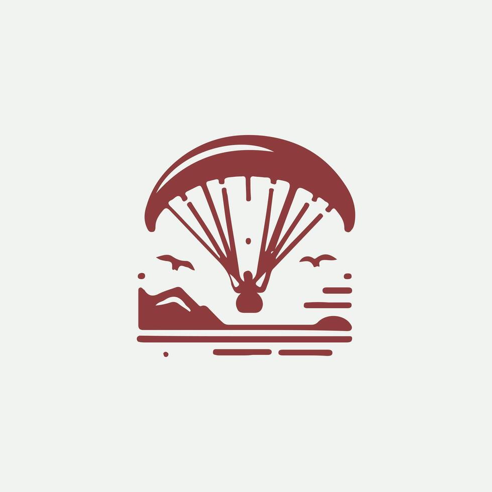 Breeze Bound Paragliding logo vector