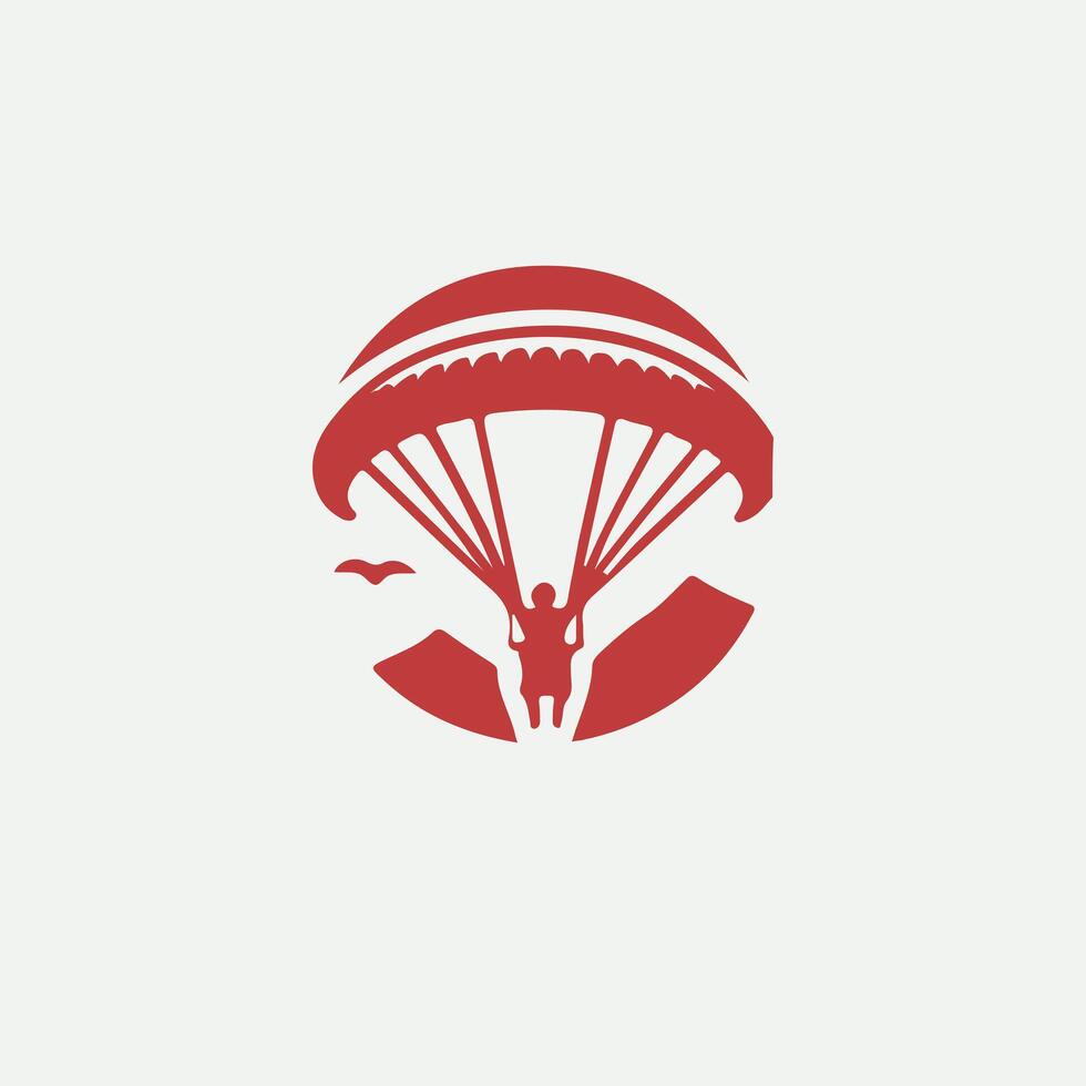 Cloud Trek Paragliding logo vector