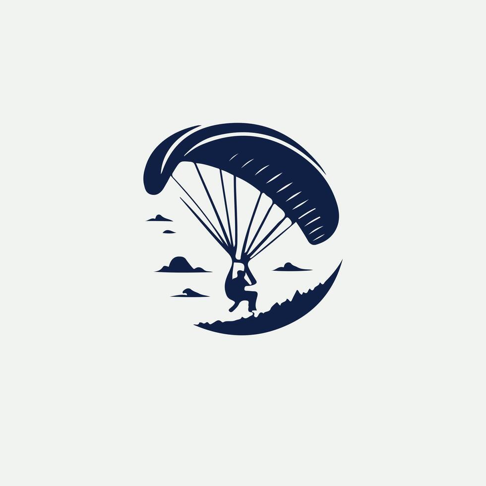 High Sky Paragliding logo vector