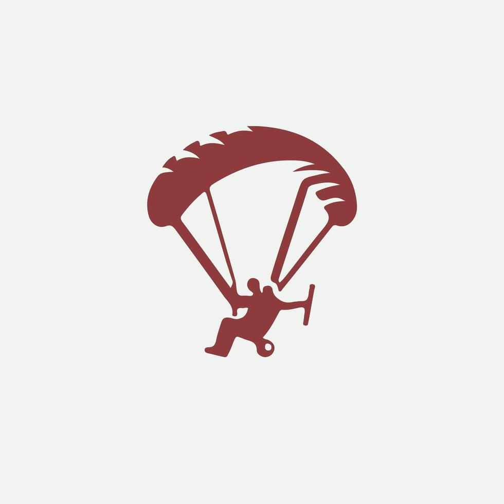 Air Adventures paragliding logo vector