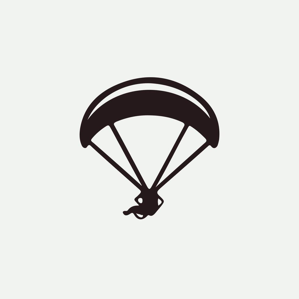Aero Glide paragliding logo vector