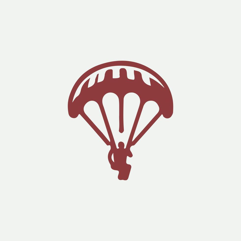 Sky Surge paragliding logo vector