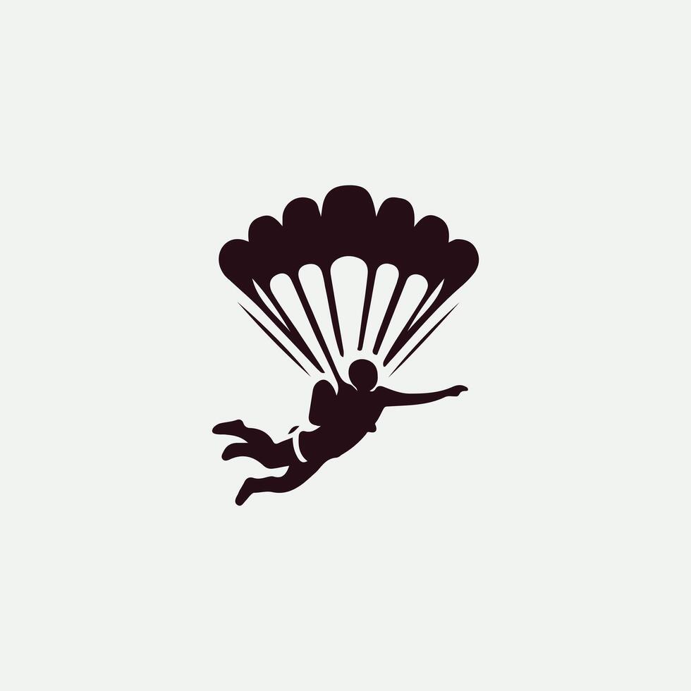 Sky dive Velocity Logo vector