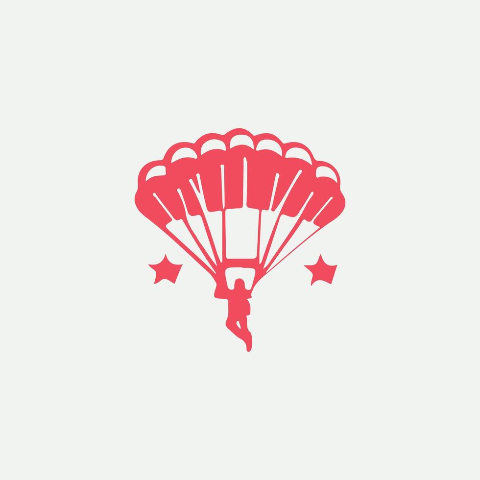 Dare to Leap Sky Diving Logo vector