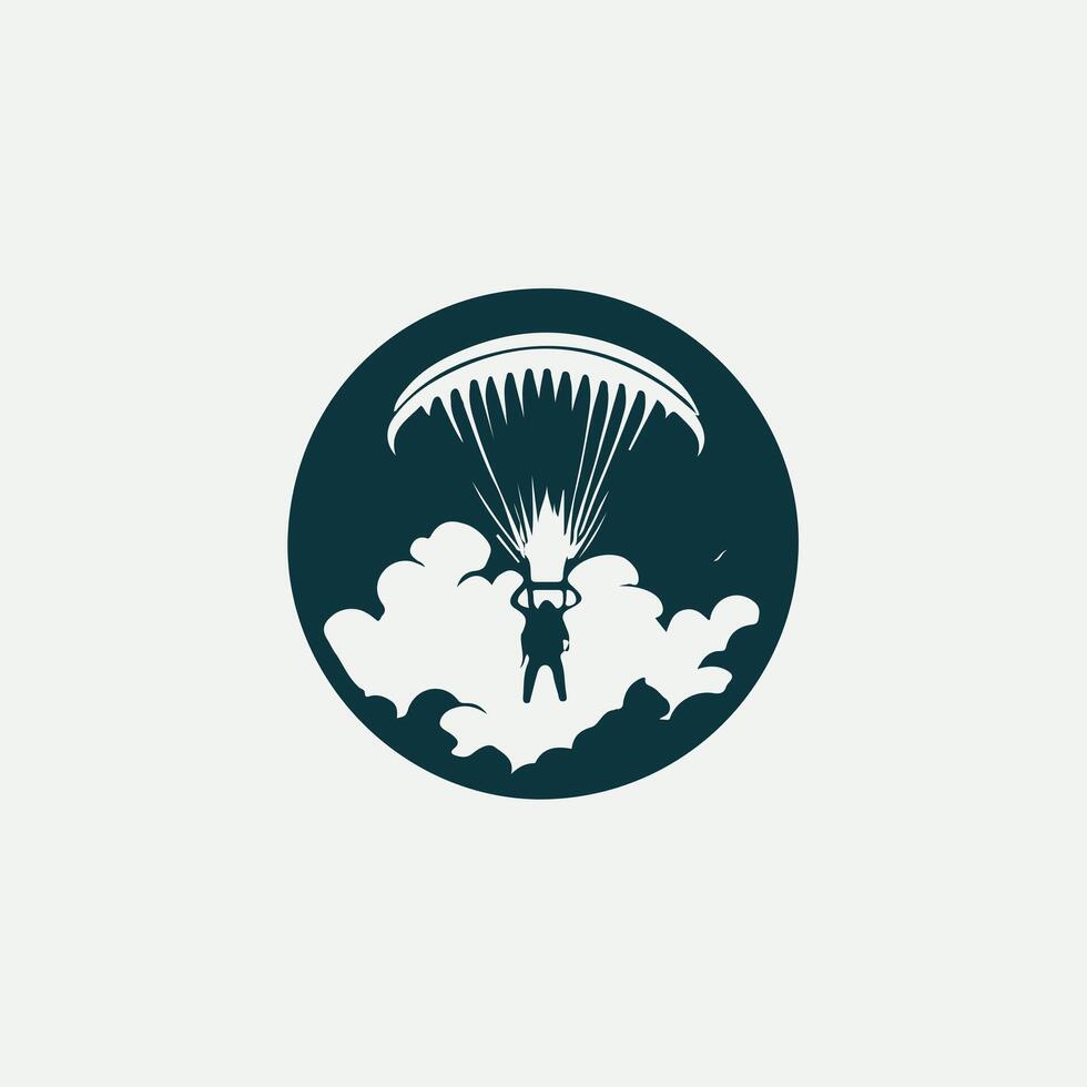 Air Adventure Sky Diving Logo vector
