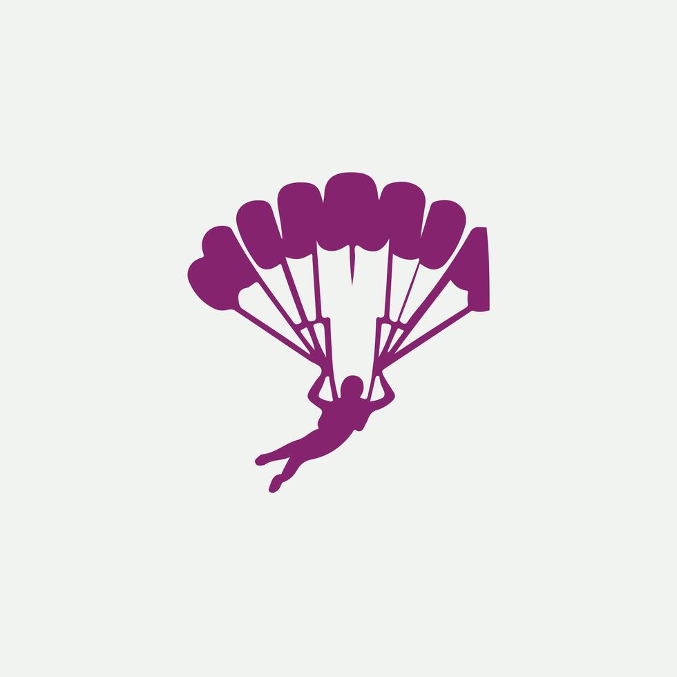 Rush Adventures Sky Diving Logo vector