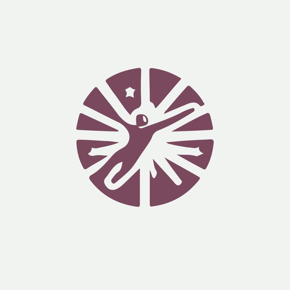 Sculptors Sky Diving Logo vector