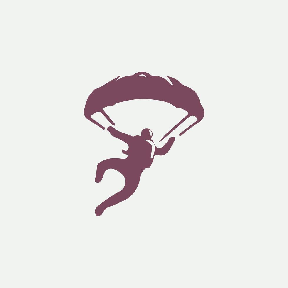 High Altitude Sky Diving Logo vector