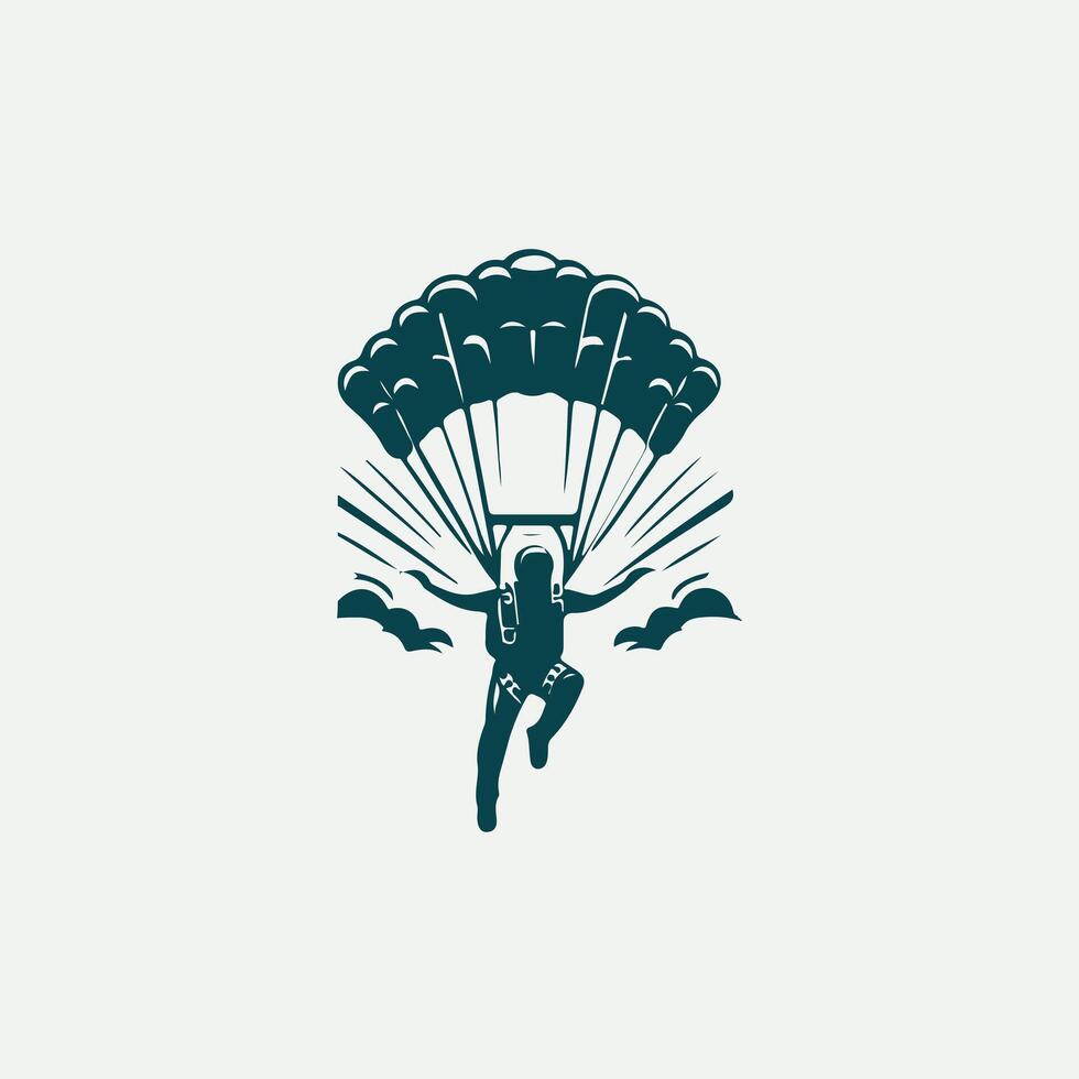 Velocity Sky Diving Logo vector