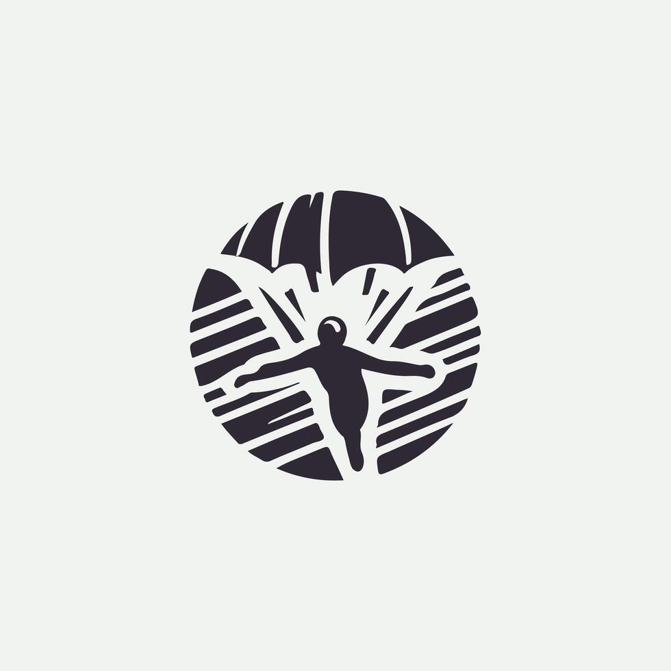 Freedom Sky Diving Logo vector