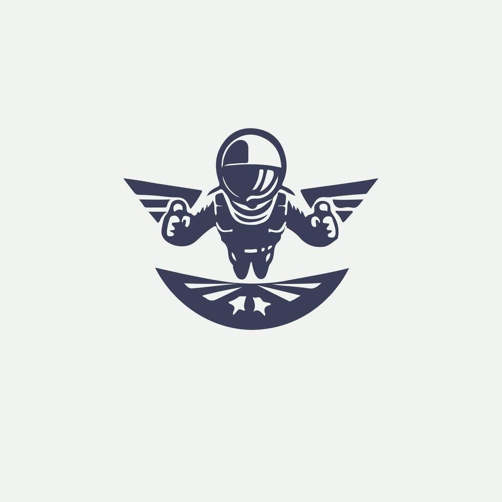 Heroes Sky Diving Logo vector