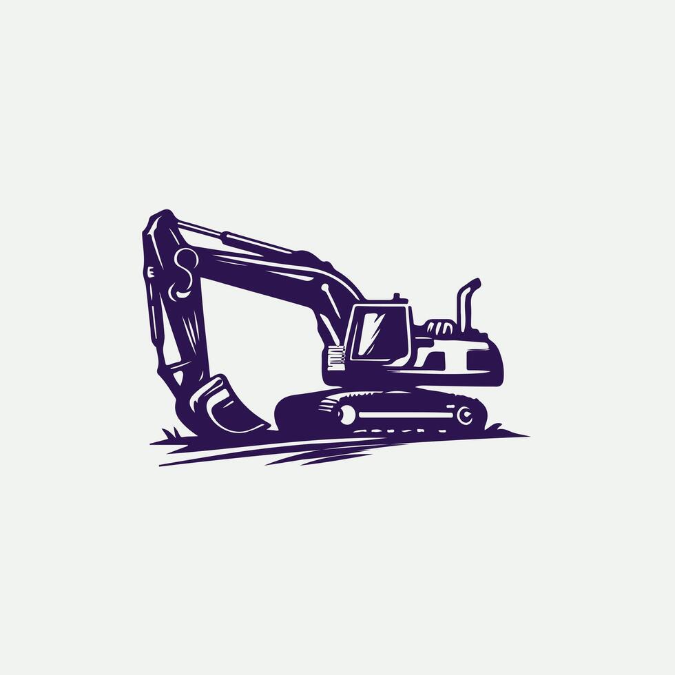 Mega Claw Crawler Excavators logo vector