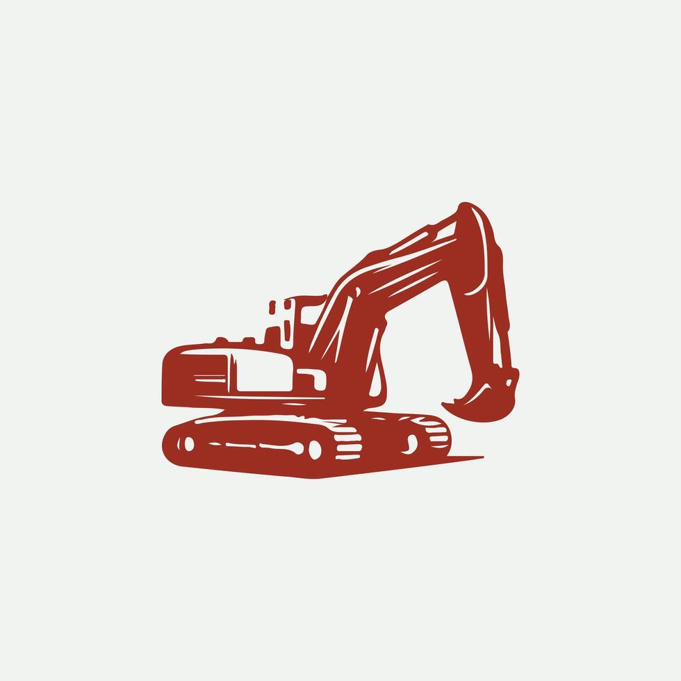 Ground Track Crawler Excavators logo vector