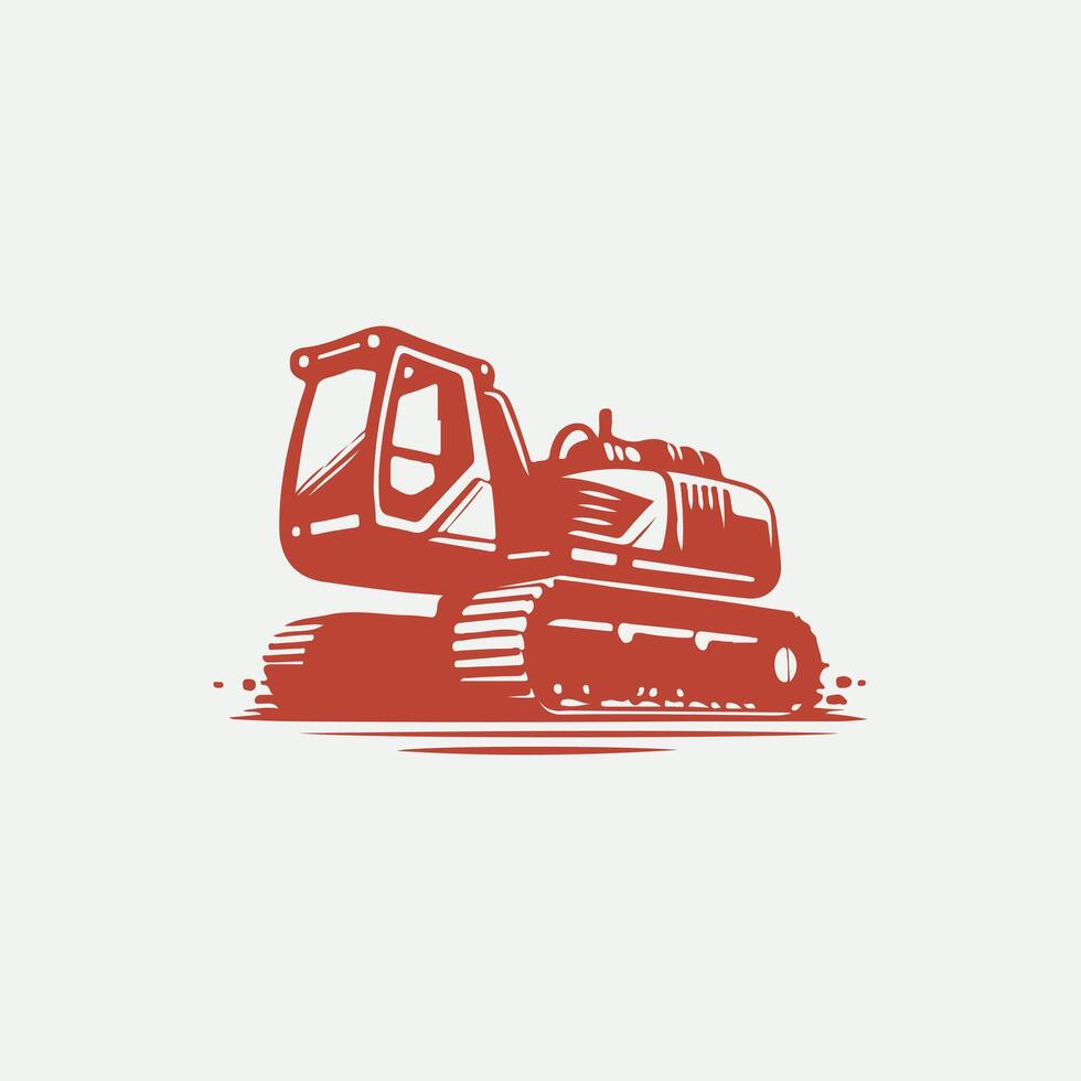 Crawler Tech Crawler Excavators logo vector