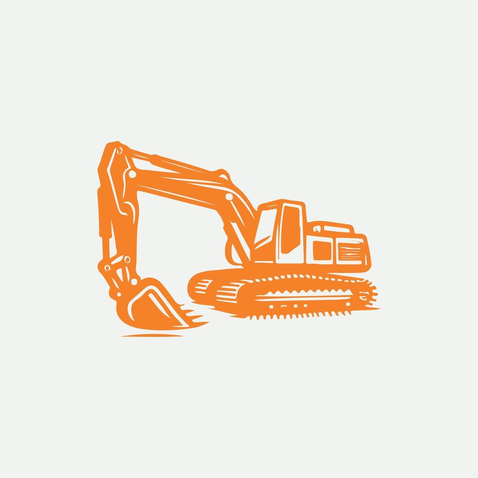 Dig Master Crawler Excavators logo vector
