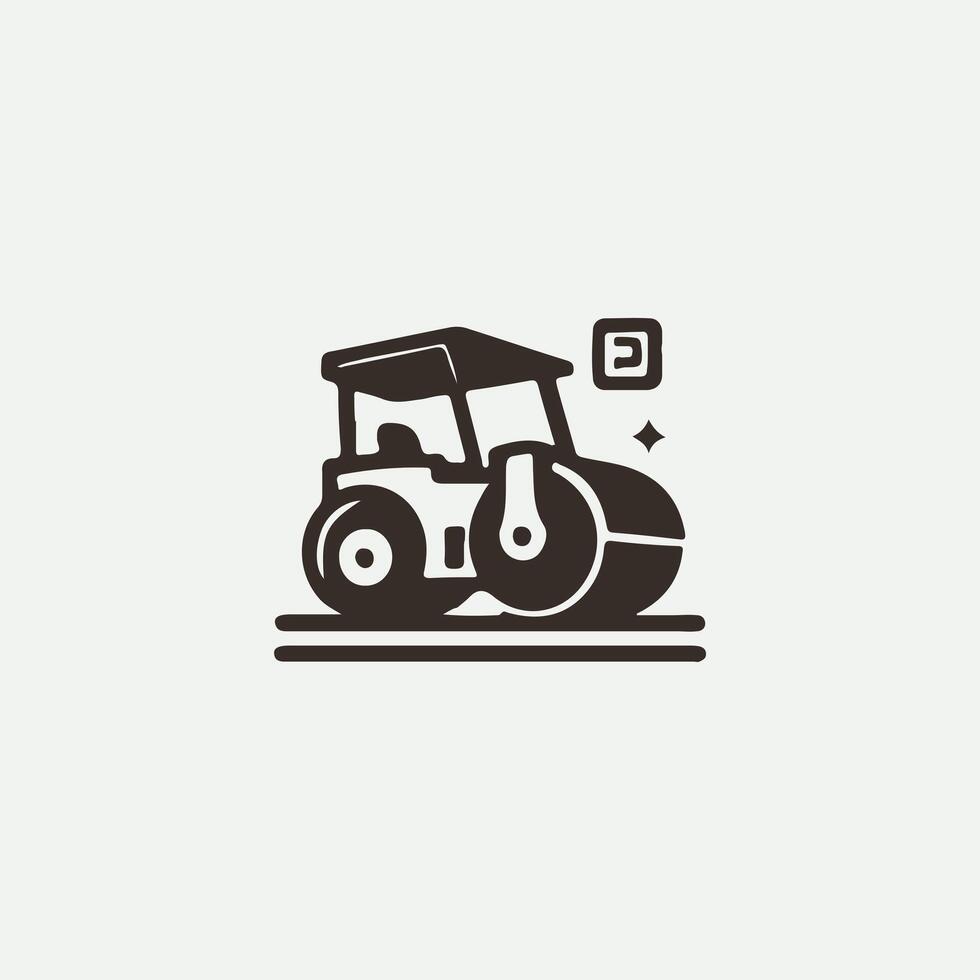 Power Roll X Road Roller logo vector