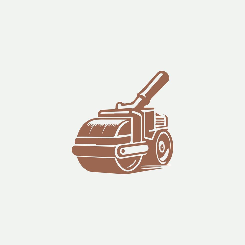 Smooth Roller X Road Roller logo vector