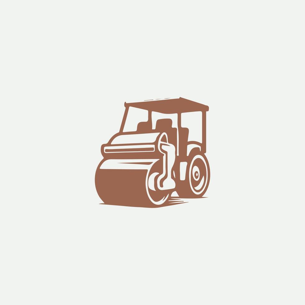 Titan Roll X Road Roller logo vector