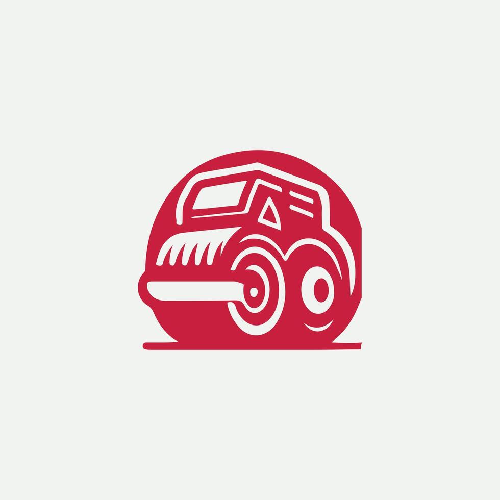 Titan Path Pro Road Roller logo vector