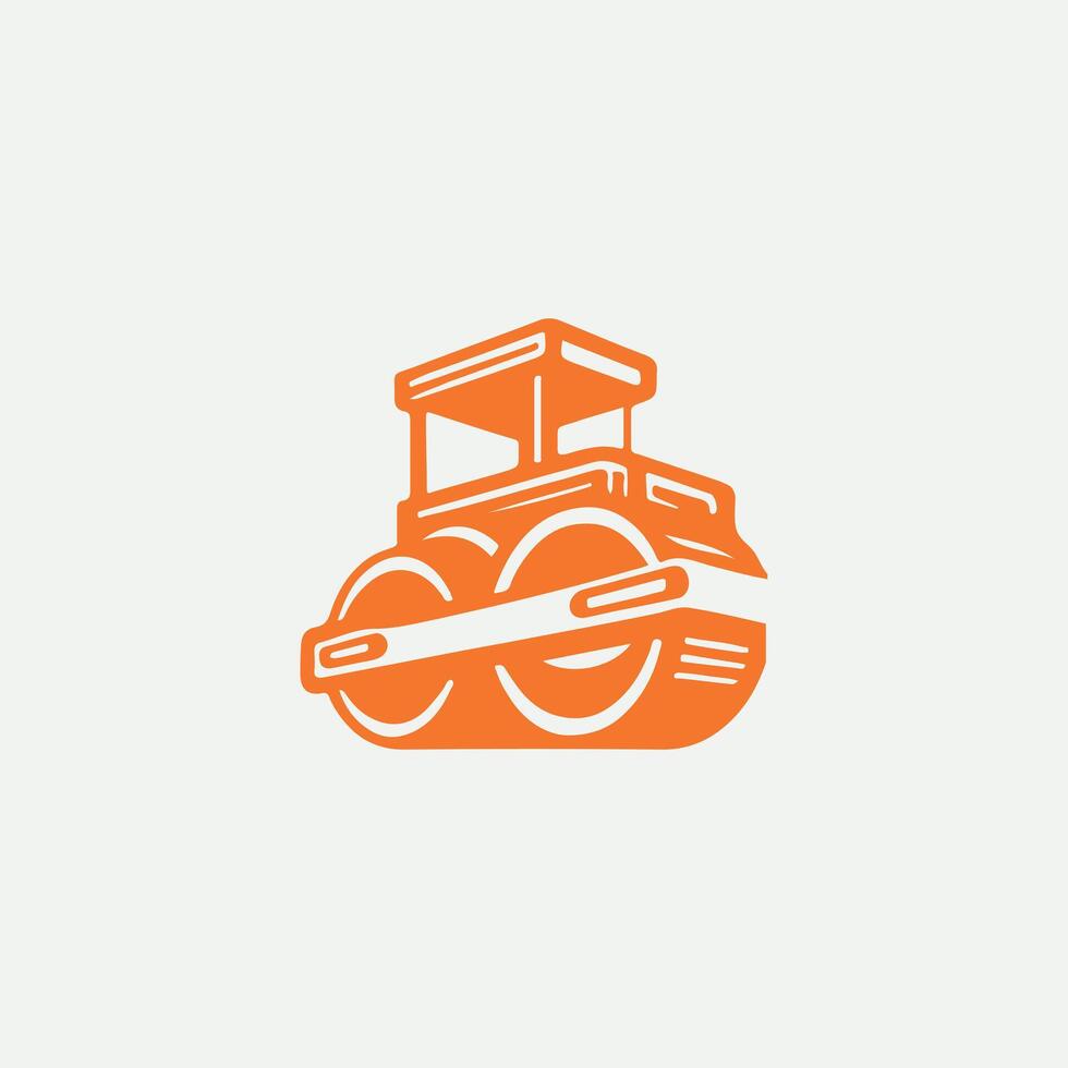 Roll Stormer Road Roller logo vector