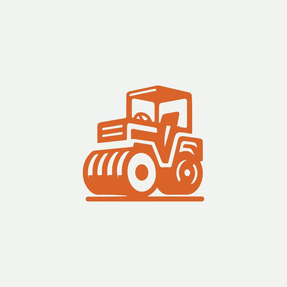 Pave X pert Road Roller logo vector