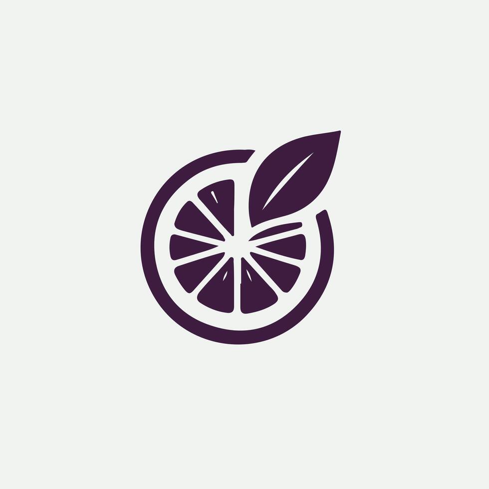Vine to Table Natural Fruit Logo vector
