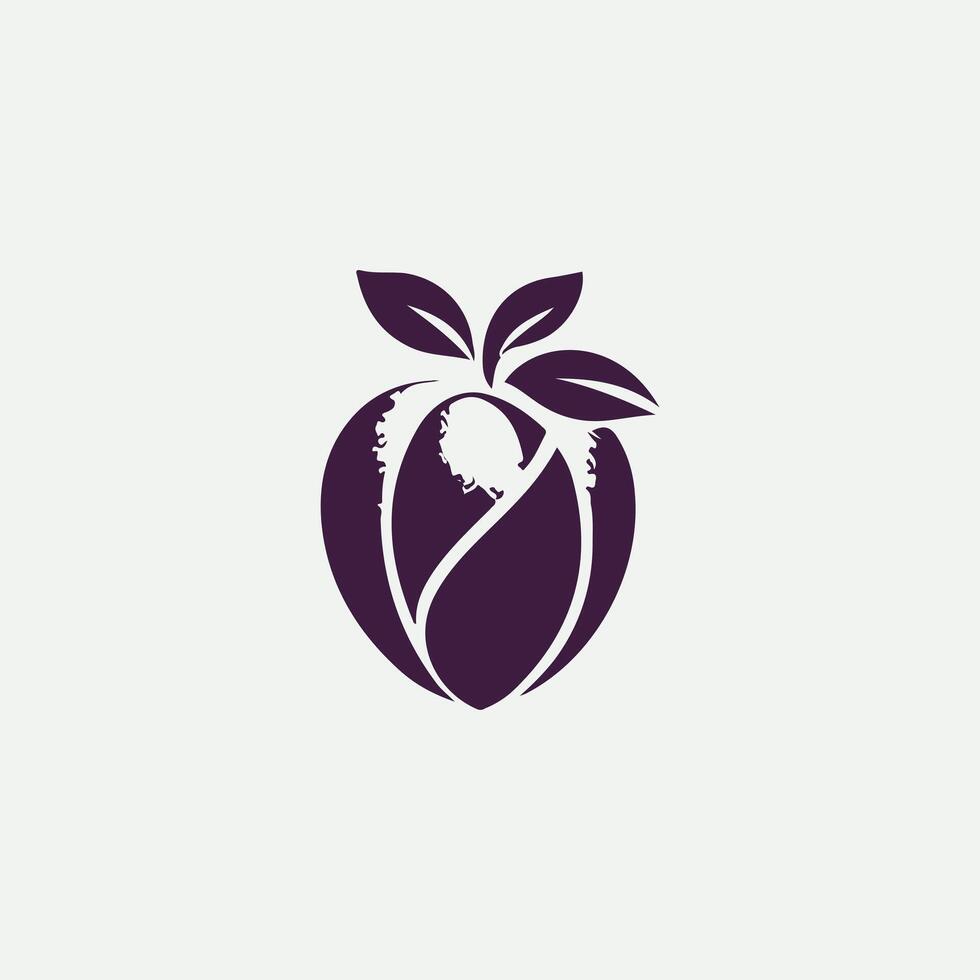 Pure Natural Fruit Logo vector
