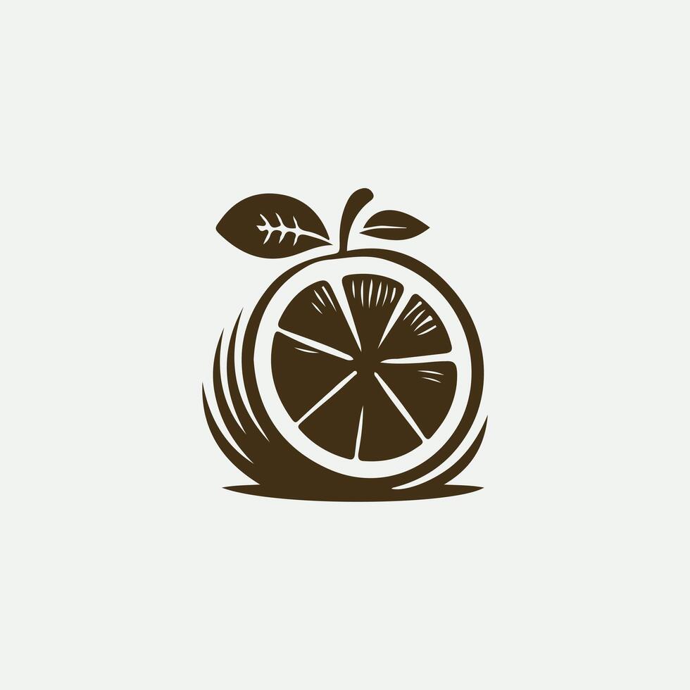 Grape Fruit Glow Logo vector